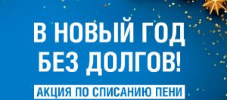 Акция «НОВЫЙ ГОД БЕЗ ДОЛГОВ»